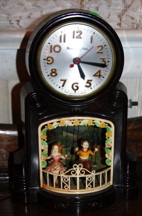 Mastercrafters Clock Children on Swings (1 of 5)