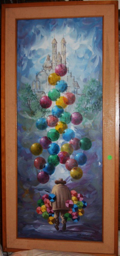 Hector Lara Orozco, o/c, Balloon Vendor (1 of 8)