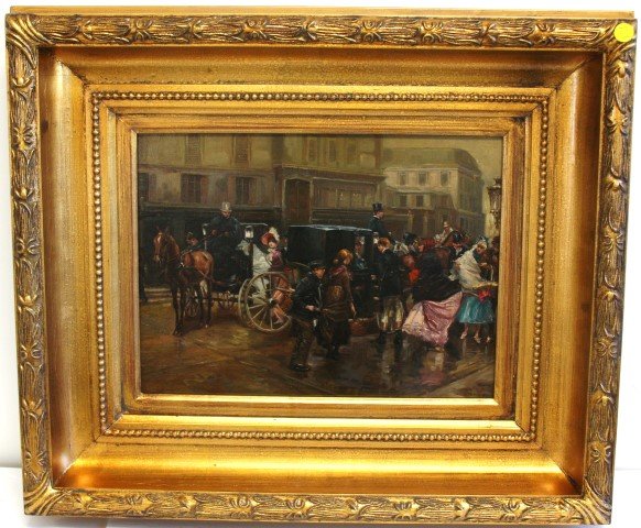 20thC. French School; Oil on Copper Painting (1 of 4)