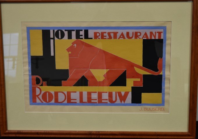 J. Buijserd. Watercolor. Signed (1 of 6)