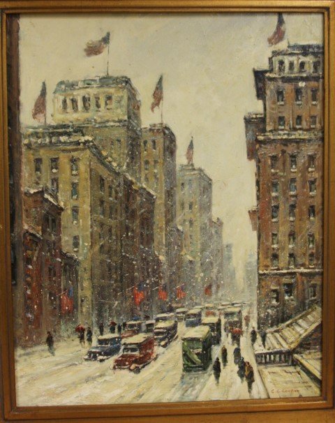 C.C. Cooper; 20thC. Oil Painting Signed (1 of 5)