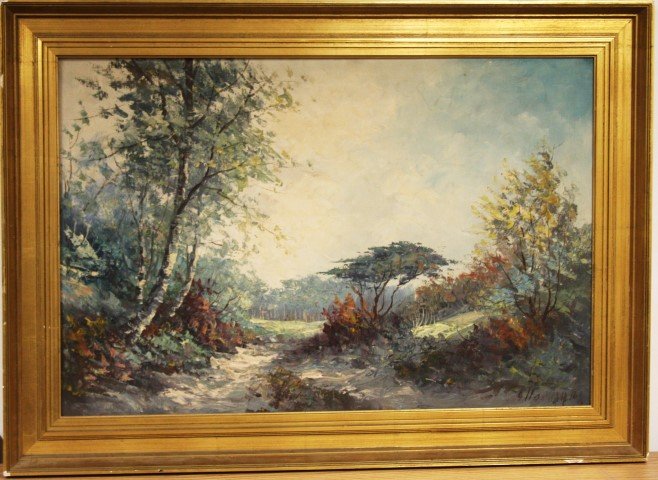 20thC. Oil Landscape Signed (1 of 6)