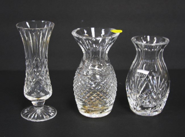 Waterford Crystal 3 Assorted Small Vases (1 of 3)