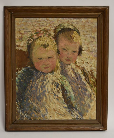 Joseph Raphael; American Oil Painting Signed (1 of 6)