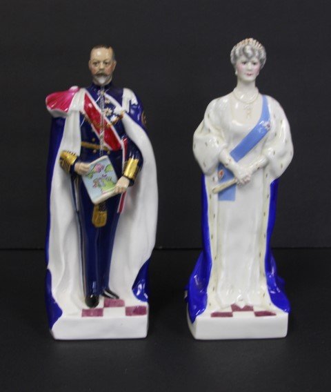 Royal Worcester Pair King George V & Queen Mary (1 of 6)