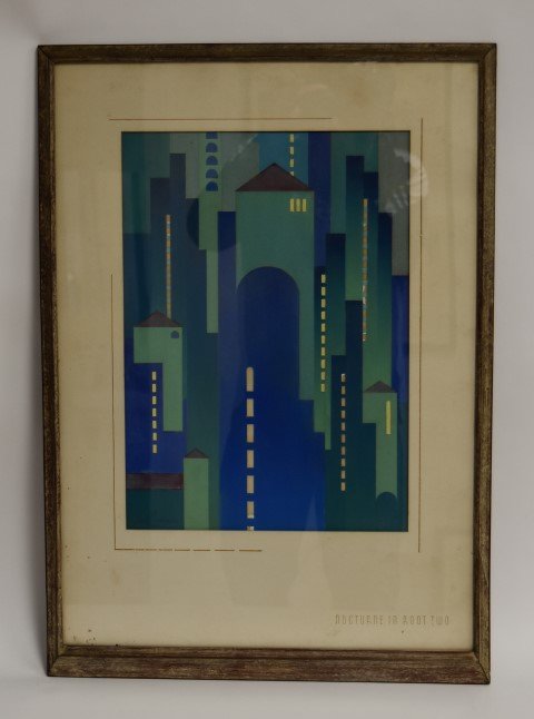 L'Harl Copeland; 20thC. Watercolor Signed (1 of 5)