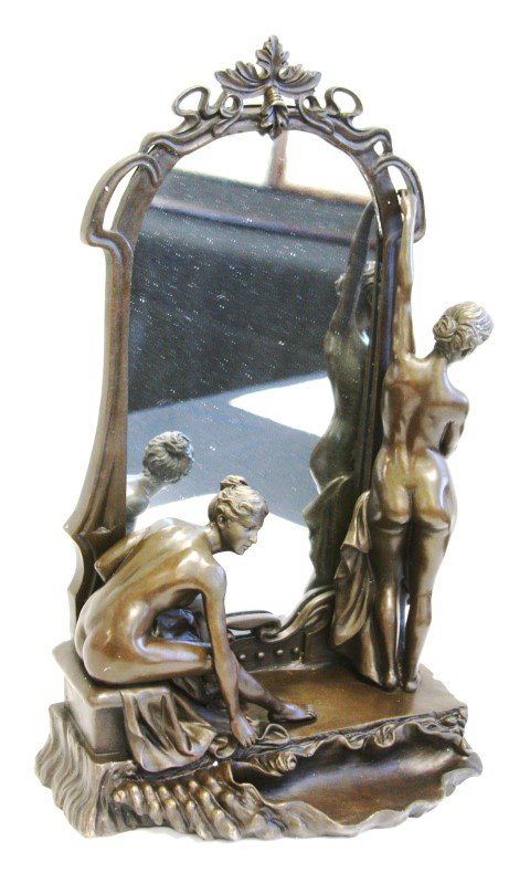 Bronze Nudes with Mirror (1 of 6)