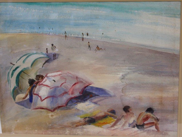 Mabel Woodward(attributed to); American Watercolor (1 of 6)