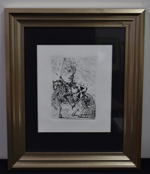 Salvador Dali; Drypoint Etching (1 of 5)