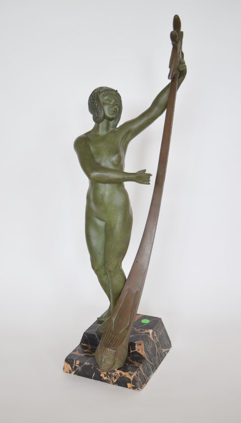 Claire J.R. Colinet; Art Deco Bronze Grouping Signed (1 of 9)