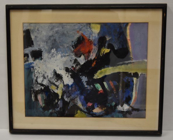 Rolph Scarlett; 20thC. Mixed Media Signed (1 of 6)