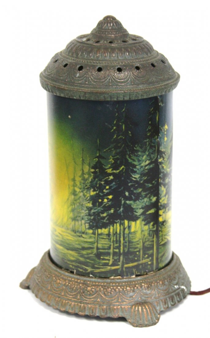 Vintage Glass Cylindrical Motion Lamp (1 of 4)