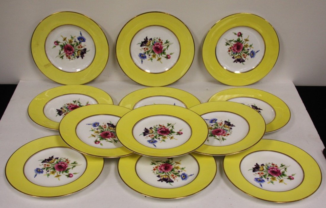 Twelve(12) Royal Worcester Porcelain Cake Plates (1 of 4)