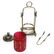Victorian Cranberry Glass and Silverplate Pickle Caster - 3
