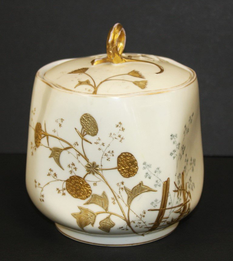 Limoges Porcelain Biscuit Jar (1 of 4)