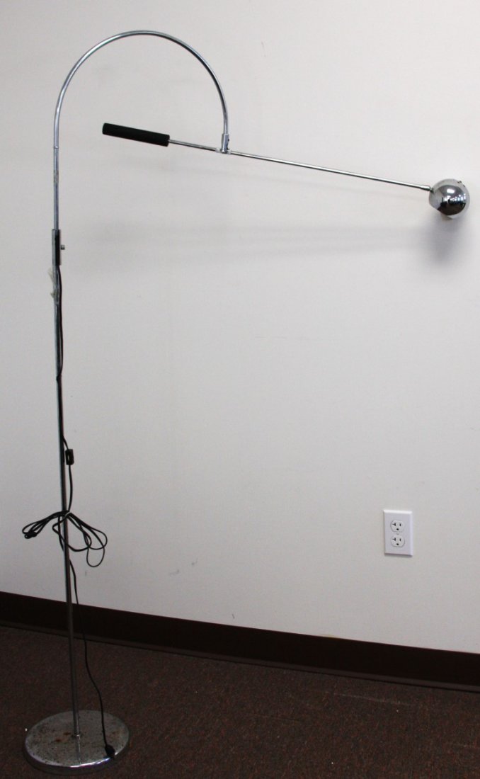 Sonneman  Mid Century Chrome Floor Lamp (1 of 5)