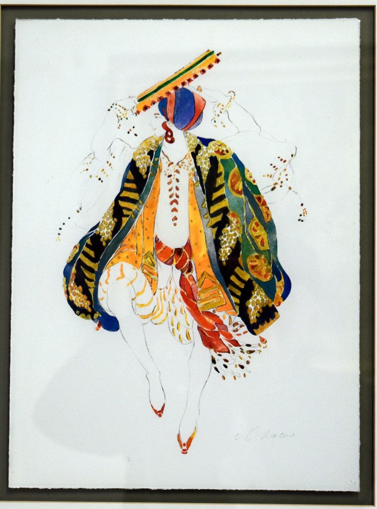 Framed Russian Costume Design Print (1 of 5)