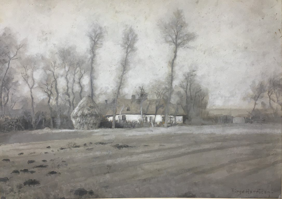 Birge Harrison;American Mixed Media En Grisaille Signed (1 of 4)