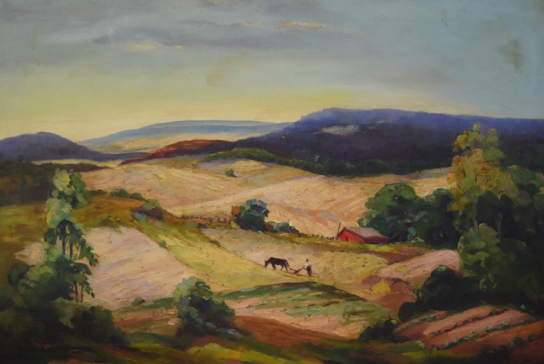 John Fulton Folinsbee; American Oil Painting Signed (1 of 9)