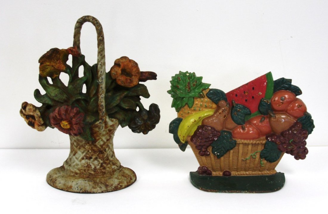 Two(2) Painted Cast Iron Doorstops (1 of 4)