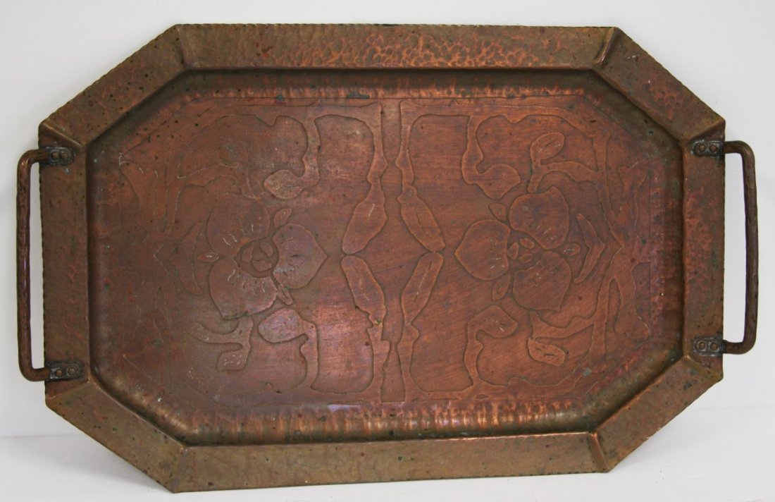 Utah Copper Arts & Crafts Tray (1 of 5)