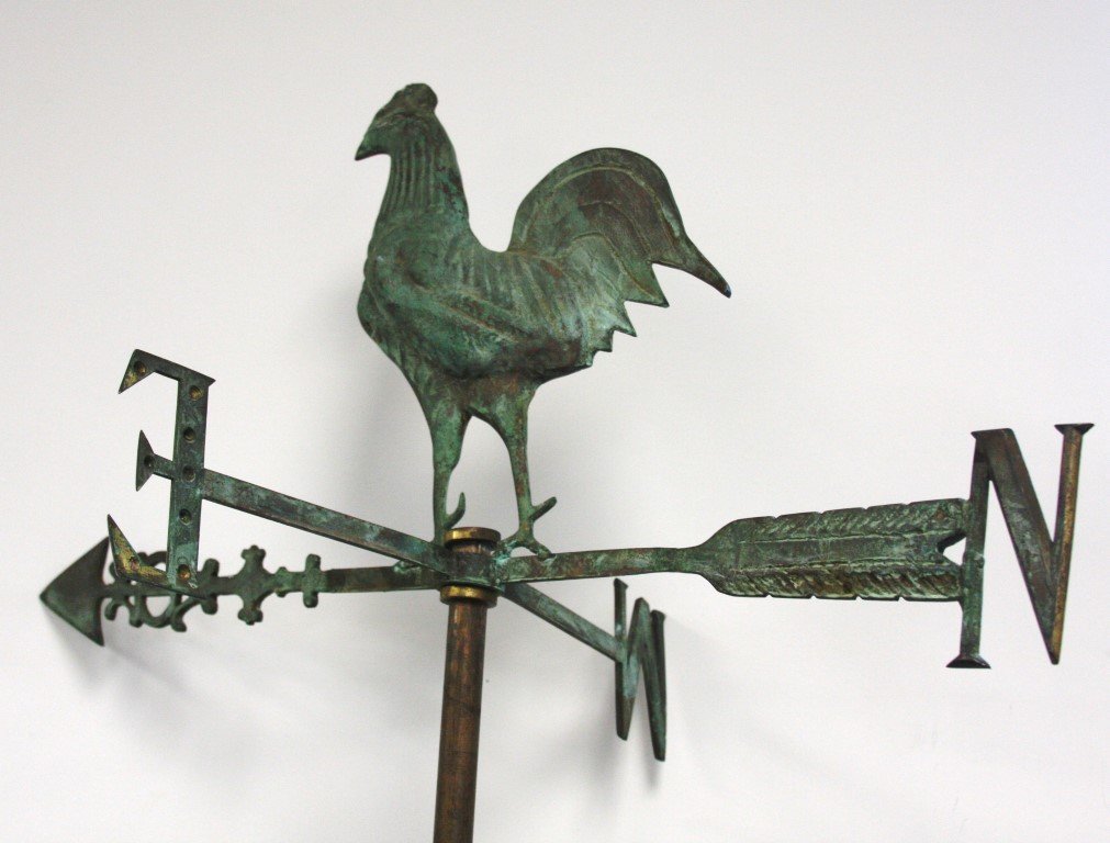 American Brass Rooster Weathervane (1 of 5)