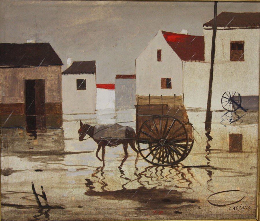 Jorge Castano; 20thC. Oil Painting Signed (1 of 4)