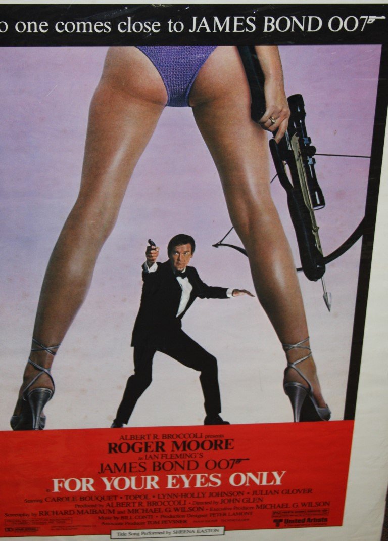 Nine(9) Miscellaneous James Bond 007 posters (1 of 5)