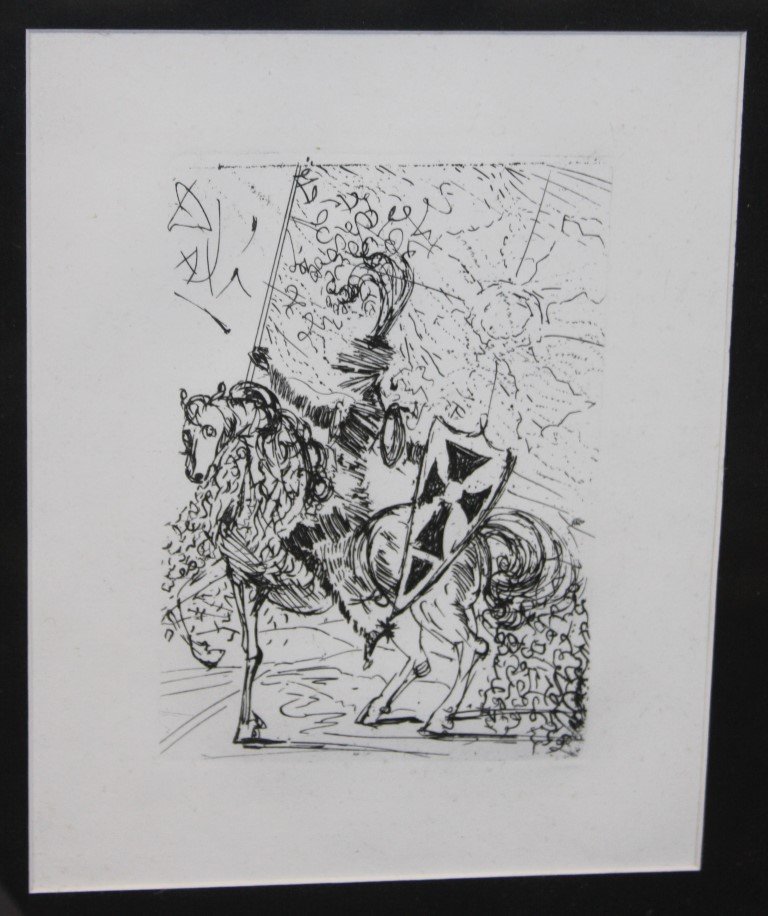 Salvador Dali; Original Etching El Cid (1 of 5)