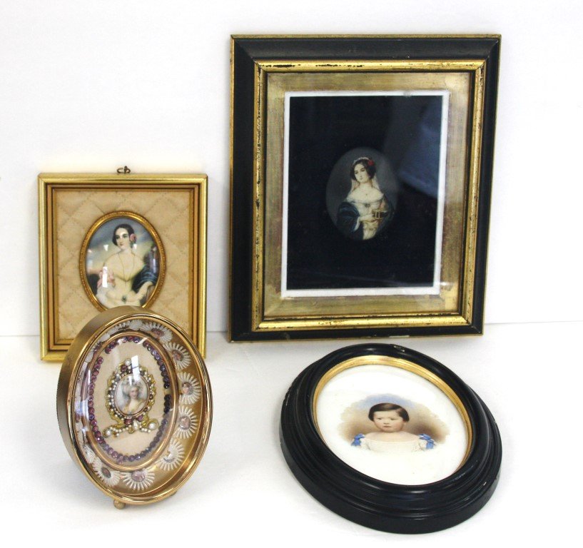 Four(4) Miscellaneous Miniature Framed Items (1 of 6)