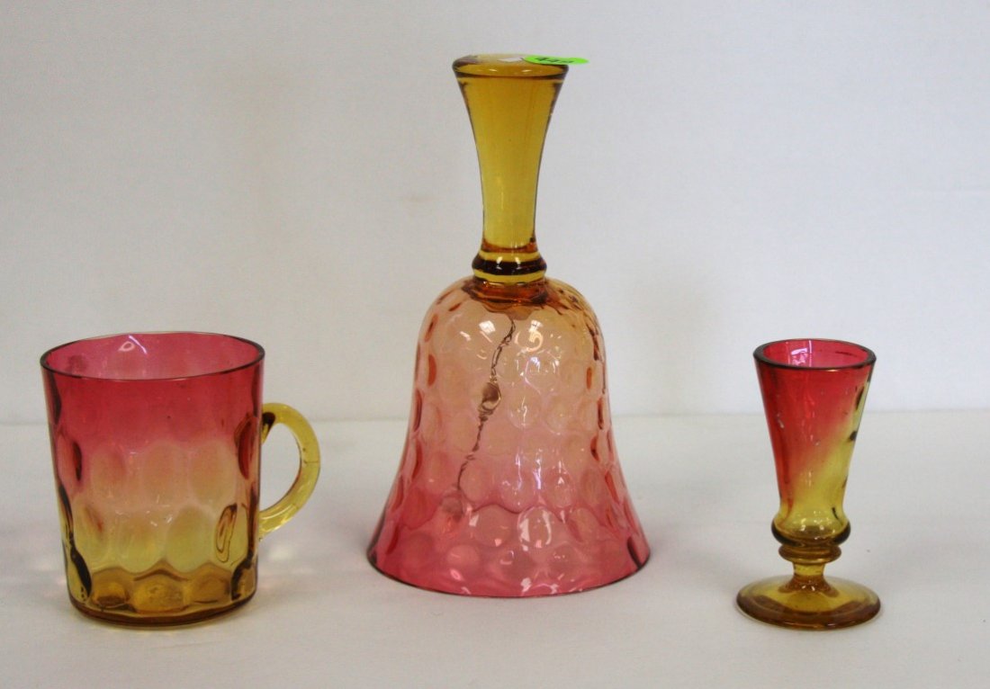 Three(3) Amberina Glass Items (1 of 3)