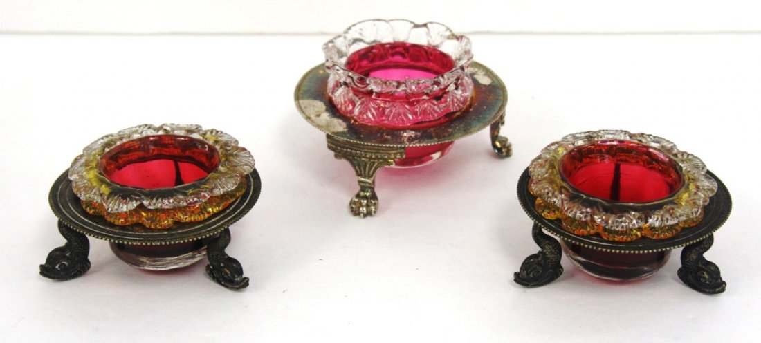 Three(3) Miscellaneous Victorian Master Salts (1 of 4)