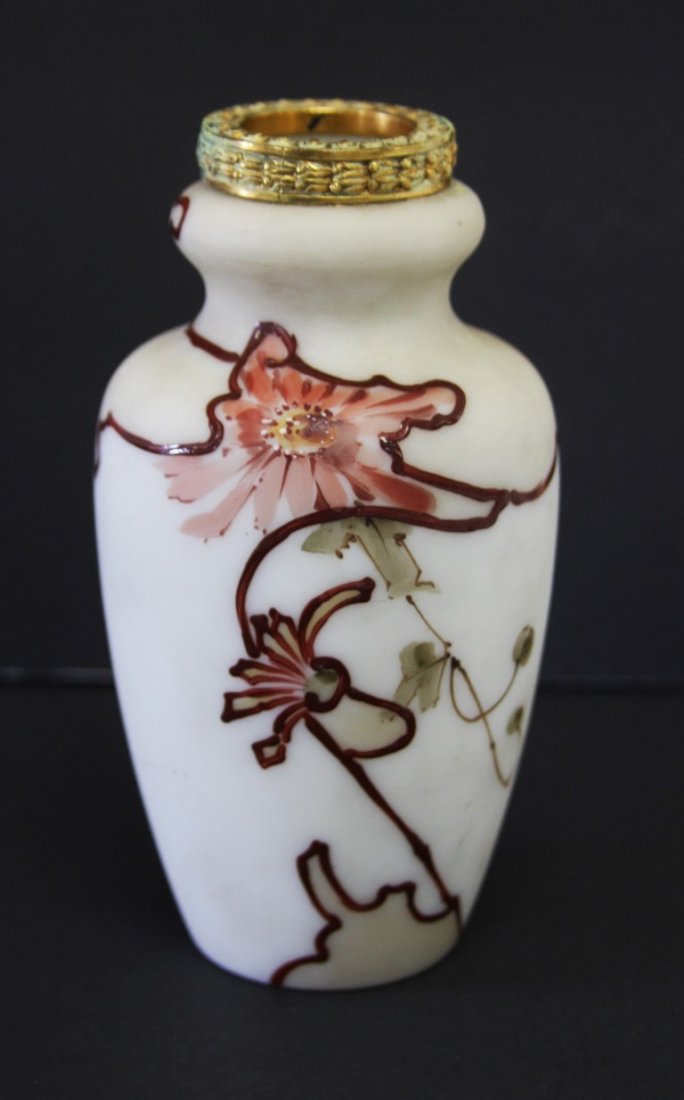 Mt. Washington Enameled Glass Vase (1 of 6)