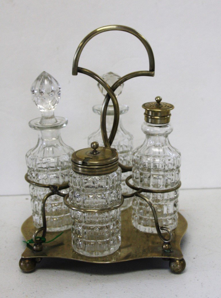 English Silverlate Condiment Set (1 of 4)