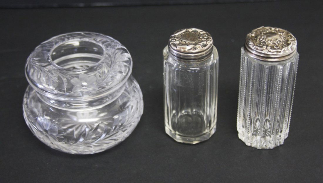 Three(3) Miscellaneous Cut Glass Items (1 of 3)