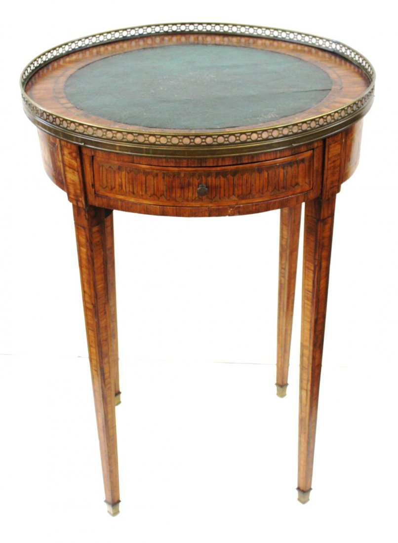 French Marquetry Inlaid Stand (1 of 6)