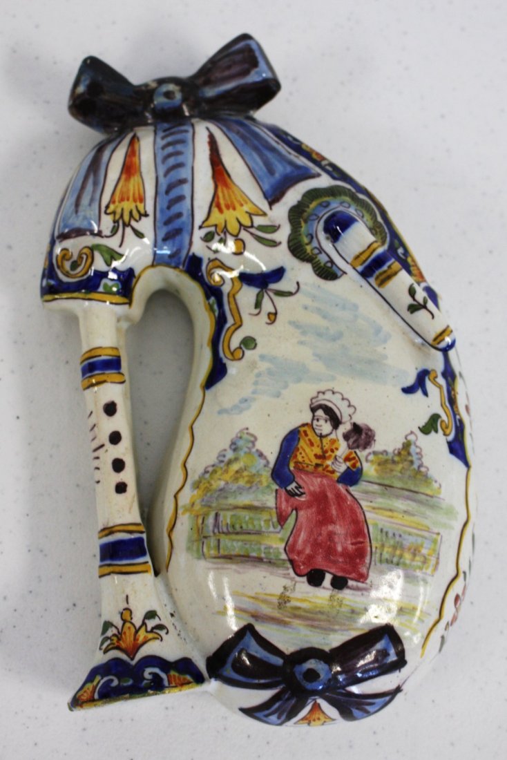 Unusual Porcelain Wall Pocket (1 of 4)