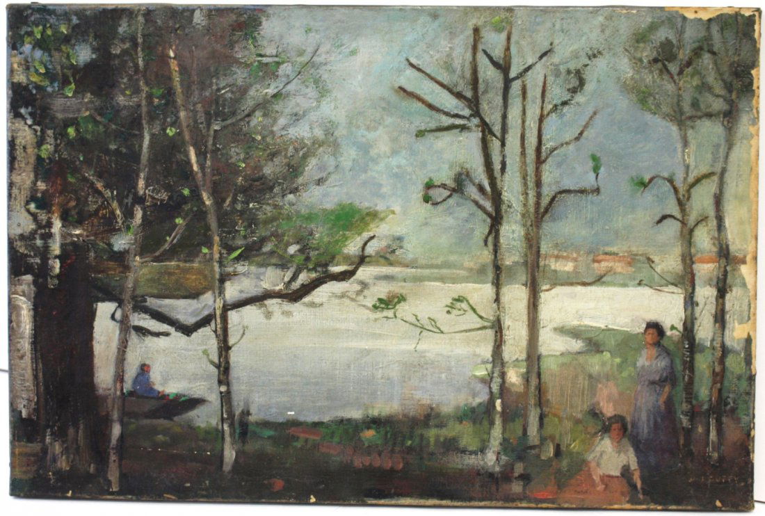 Patrick V. Duffy; English Oil Painting Signed (1 of 7)