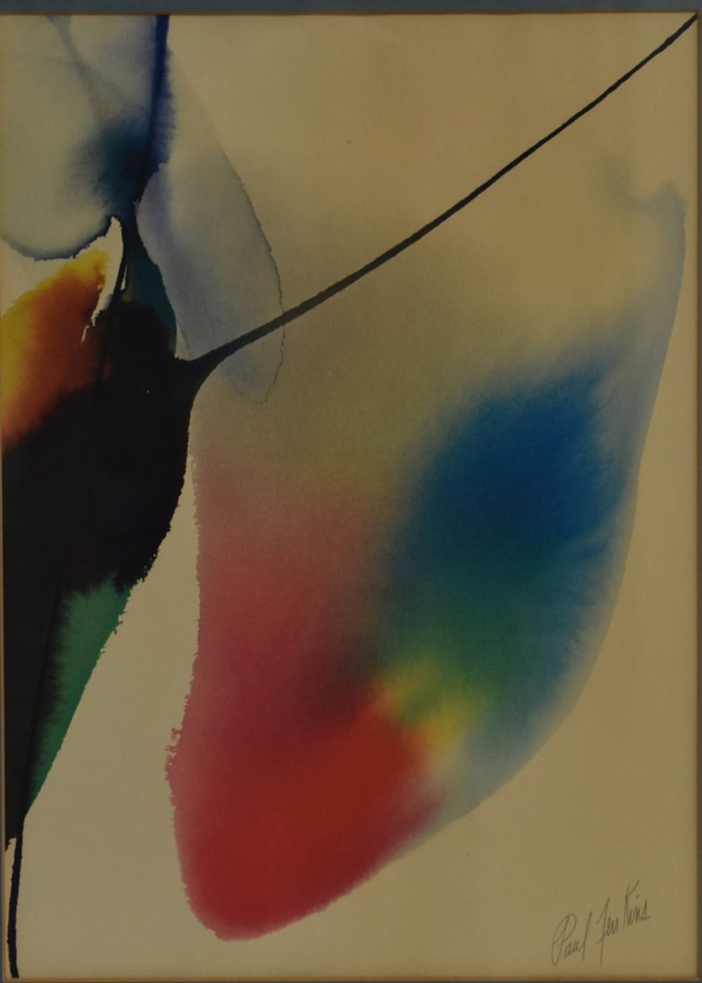 Paul Jenkins; 20thC. Contemporary Framed Print (1 of 4)