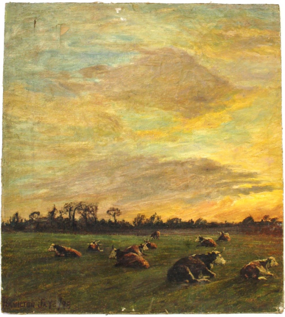 Hamilton Jay; English Oil Painting Signed (1 of 7)