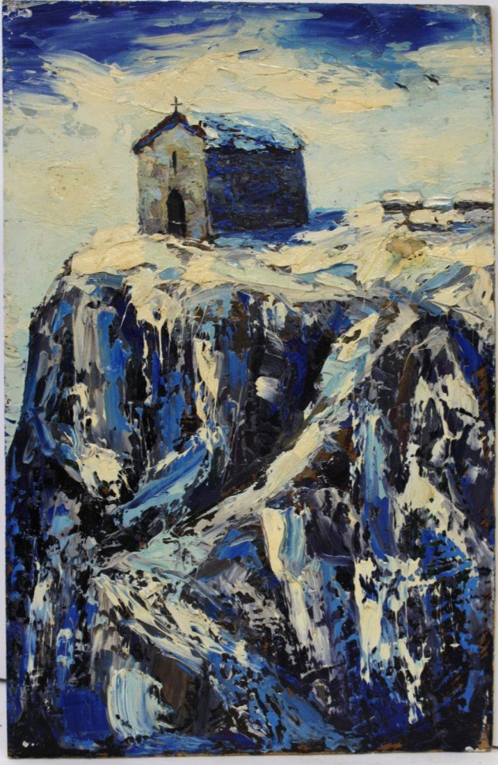 20thC. Russian Oil Painting Signed (1 of 4)