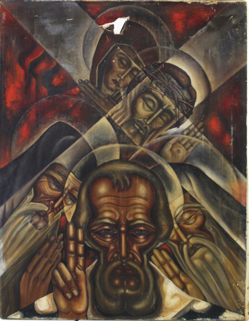 20thC. German Expressionist; Oil Painting Signed (1 of 8)