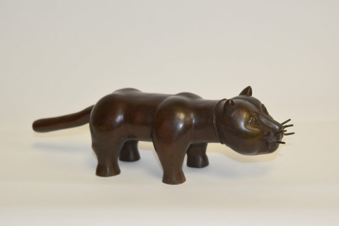 Fernando Botero(after); Bronze Figure of a Cat (1 of 5)