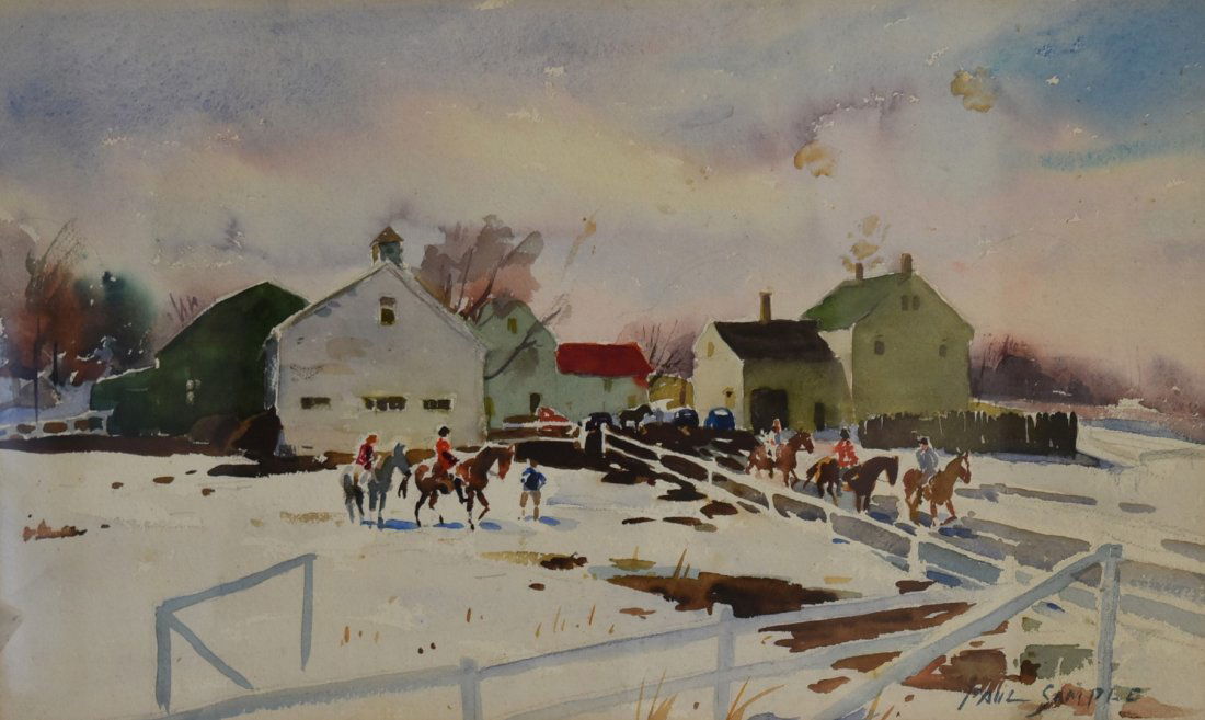 Paul Sample; 20thC. American Watercolor Signed (1 of 4)