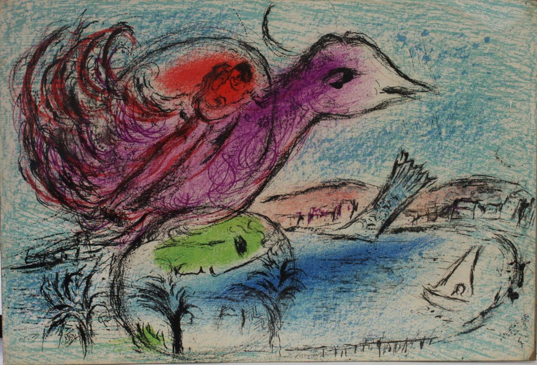 Marc Chagall; Color Print (1 of 3)