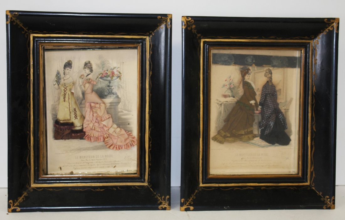 Pair of Early Two Dimensional Fashion Plaques (1 of 5)