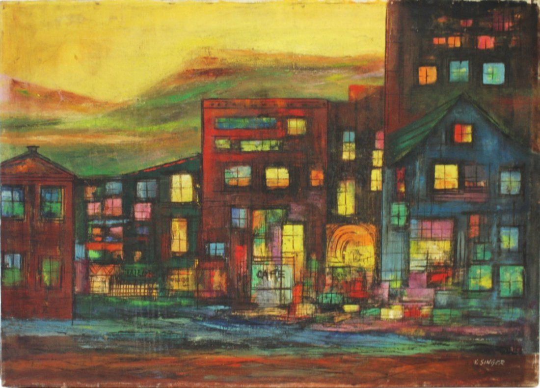Victor Singer; 20thC. Oil Painting Signed (1 of 5)