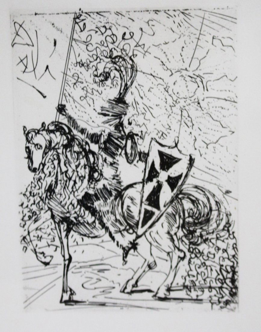 Salvador Dali; Original Etching El Cid (1 of 6)