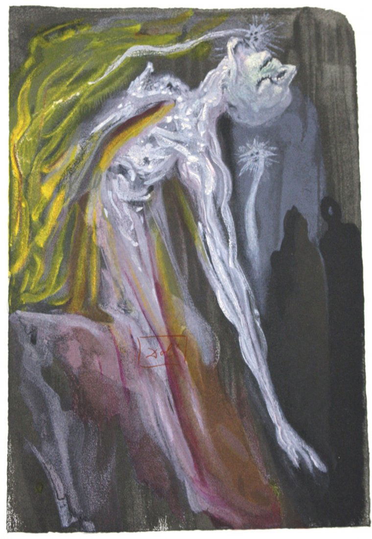 Savador Dali; Offset Color Lithograph Signed (1 of 5)