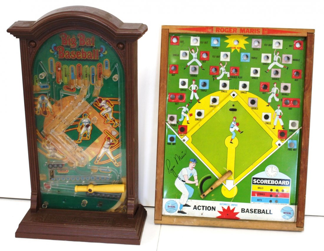 Two(2) Vintage Baseball Marble Games (1 of 5)